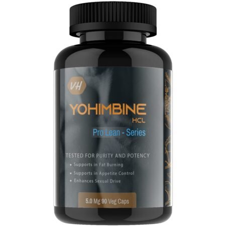 Vitaminhaat Yohimbine Pro 5.0 Mg Pre Workout Supplement and Fat Burner (Pack of 90 Capsules)