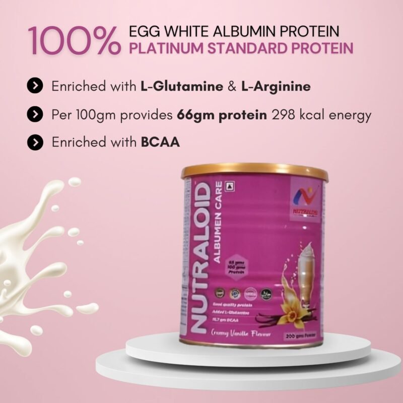 NUTRALOID ALBUMENCARE PROTEIN POWER [Egg white powder]. - Image 6