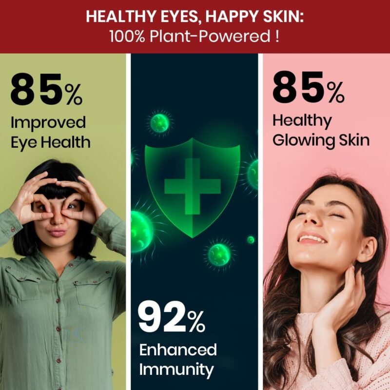 Vlado’s Himalayan Organics Plant-Based Vitamin A Supplement Supports Healthy Eye Sight | Natural Anti-Oxidant (120 Capsules) - Image 4