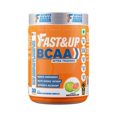 Fast&Up BCAA Advanced Watermelon - 30 Servings, Informed Sport Certified | For Muscle Recovery, Endurance & Hydration | BCAA (2:1:1) + Muscle Activators + Electrolytes