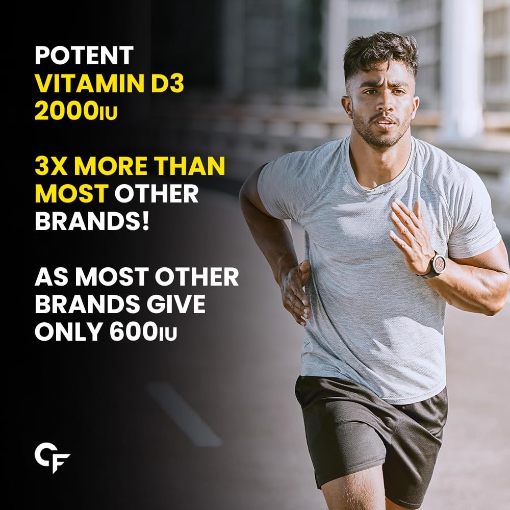 Carbamide Forte Vitamin D3 2000IU | Vitamin D Tablets for Bone & Immune Health | D3 supplement -Cholecalciferol | Vitamin D3 Tablets for Women & Men | Raspberry Flavour - 90 Tablets - Image 7