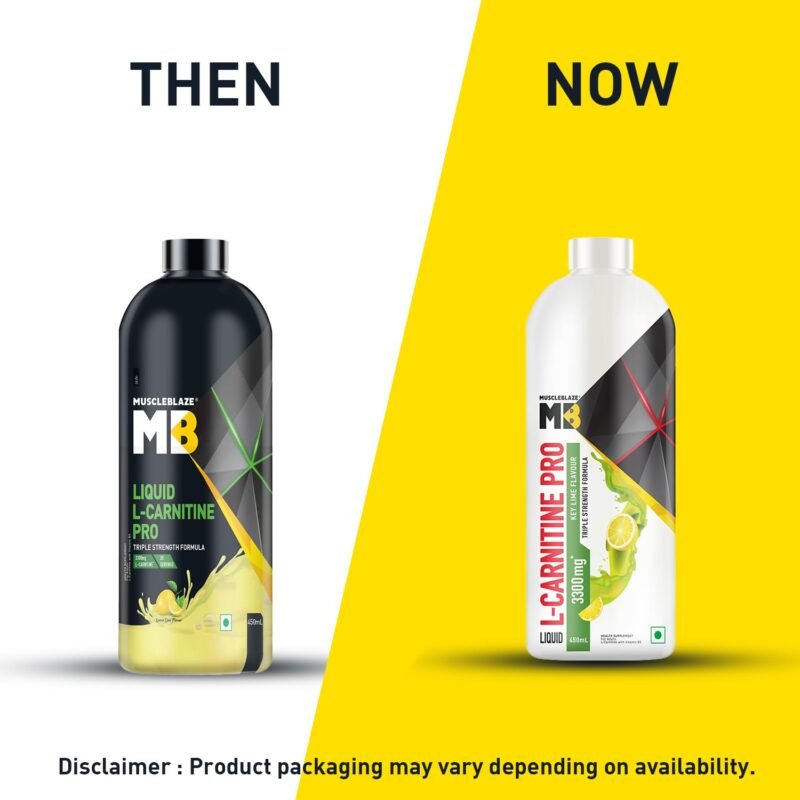 MuscleBlaze Liquid L-Carnitine PRO (Key Lime, 450ml) | Triple Strength Formula | 3300mg L- Carnitine - Image 9