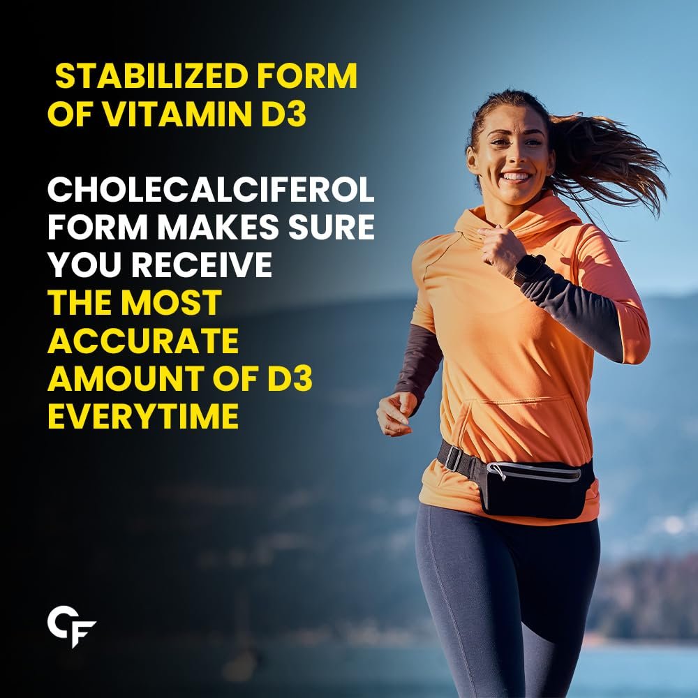 Carbamide Forte Vitamin D3 2000IU | Vitamin D Tablets for Bone & Immune Health | D3 supplement -Cholecalciferol | Vitamin D3 Tablets for Women & Men | Raspberry Flavour - 90 Tablets - Image 6