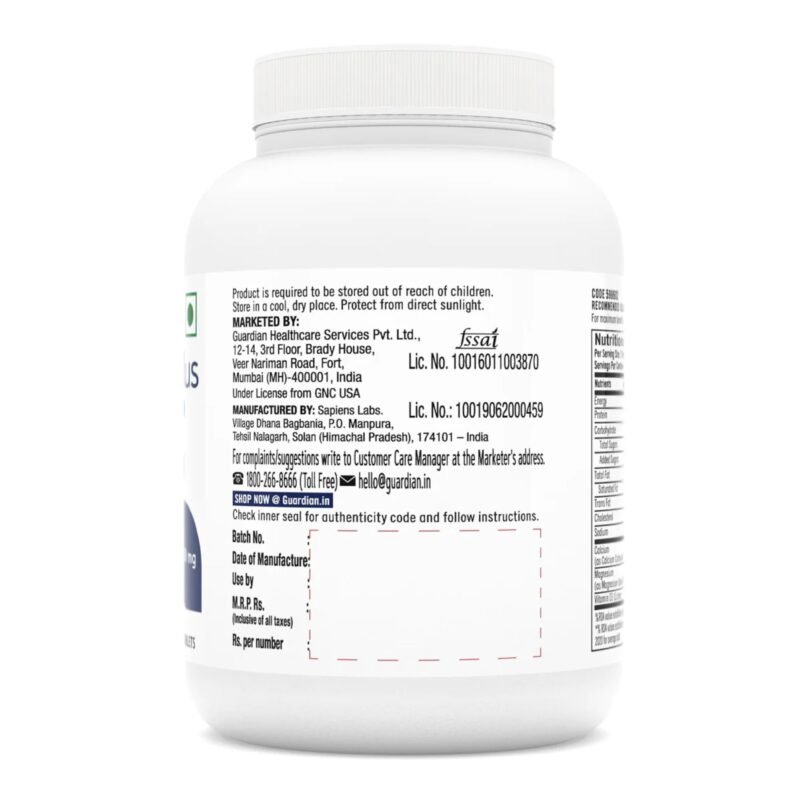 GNC Calcium Plus 1000mg with Magnesium and Vitamin D3 | Supports Strong Bones | Healthy Calcium Levels & Improved Absorption | Promotes Bone Mineral Density | Overall Bone Health| 60 Tablets - Image 3