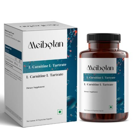​MEIBOTAN L-Carnitine & L-Tartrate ​1000 mg |​Supports ​Energy ​Production and ​Fat ​Metabolism. ​| For Both Men & Women- 60 Veg Capsules