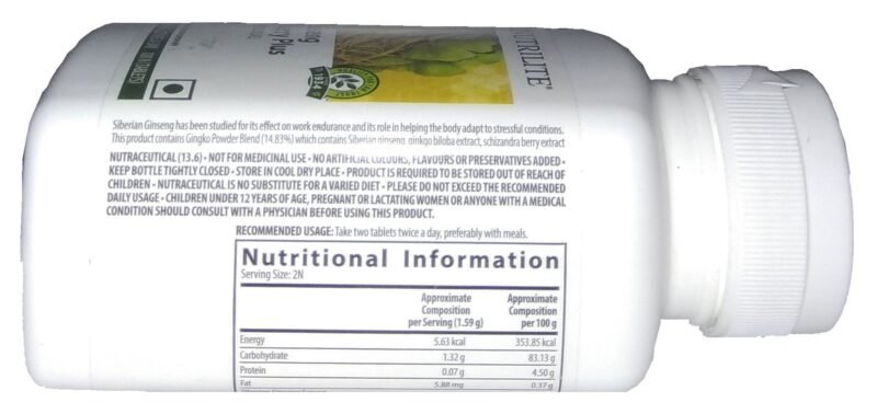 Nutrilite Amway Ginseng Cherry Plus Tablets for Unisex, 100N Pack - Image 4