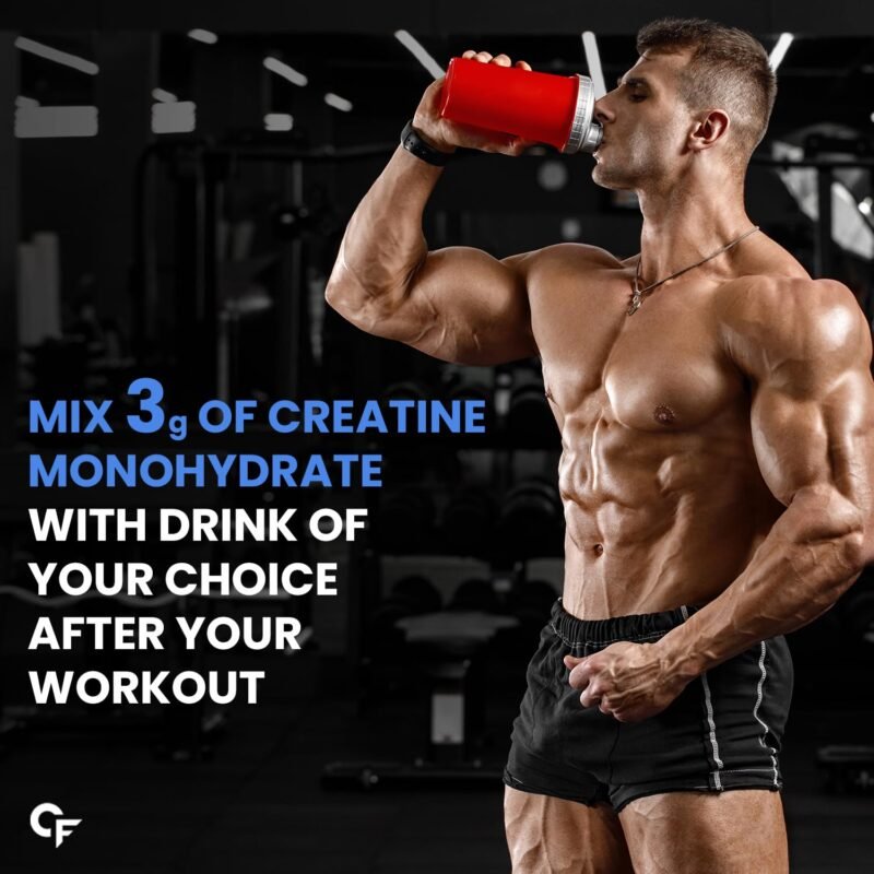 Carbamide Forte Monohydrate Creatine Powder | Micronized Creatine Monohydrate 250gm | Creatine Mono Hydrate | Creatine Supplement for Lean Muscle Volumization, Strength & Energy - Unflavoured - 83 Servings - 250g - Image 3