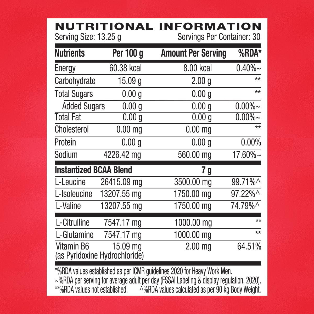 GNC AMP Gold Series BCAA Advanced | 400 gm | 30 Servings | Fastest Muscle Recovery | Maximized Workout Performance | Formulated In USA | 7g BCAA | 1g L-Glutamine | 1g L-Citrulline | Kiwi Strawberry - Image 7