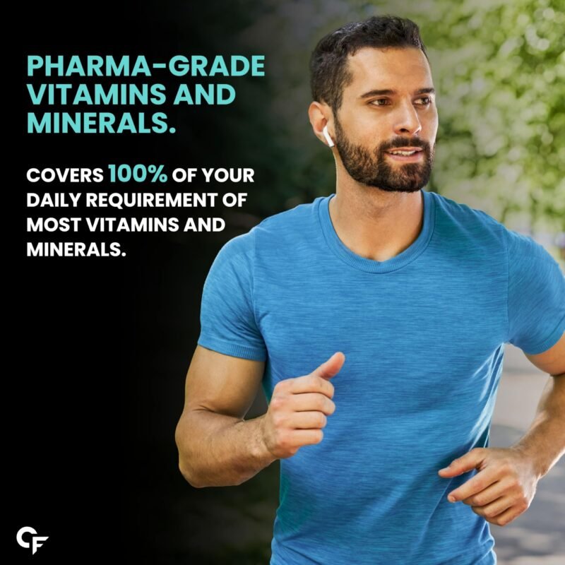 Carbamide Forte Multivitamin Tablet For Men | Multi vitamin for Men with Ginseng | Multivitamin With Probiotics For Immunity & Energy | Multivitamin with Zinc- 180 Veg Tablets - Image 6