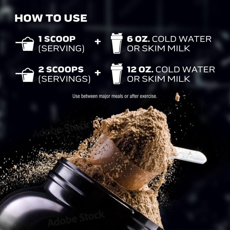 MuscleTech Nitro-Tech Whey Protein, 907g (2lbs), Milk Chocolate, 30g Protein, 3g creatine monohydrate, 6.7g BCAA, ultimate muscle building formula, increase strength & performance - Image 3