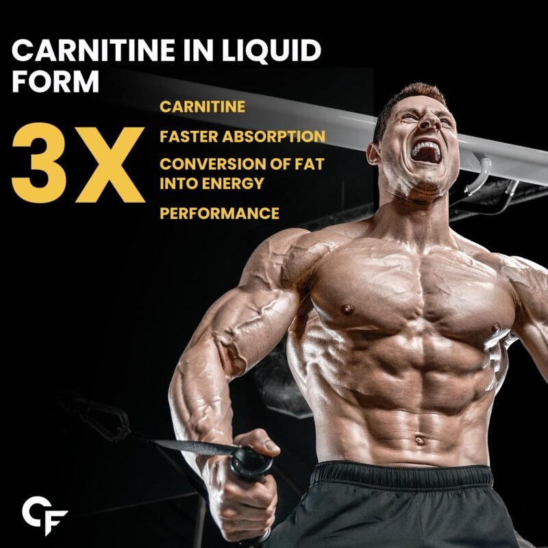 Carbamide Forte L Carnitine Liquid 3300mg | L-Carnitine Supplement For Men & Women | Liquid L Carnitine Pre Workout, Intra Workout & Post Workout Supplement With 3300 mg Per Serving With Added Vitamins | L’Carnitine Mango Flavour With 30 Servings - 450ml - Image 8