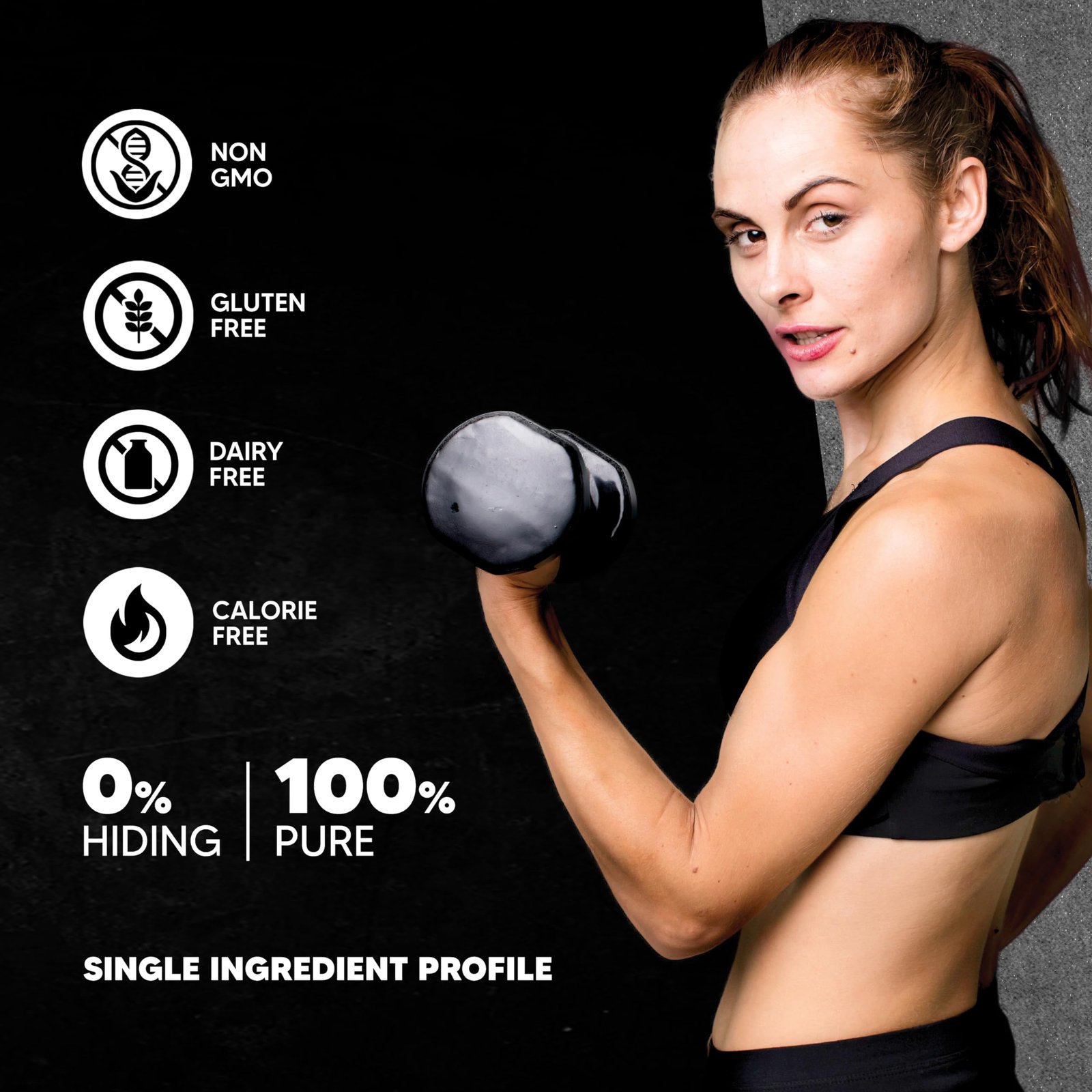 AS-IT-IS Nutrition 100% Creatine Monohydrate, Pure 2.5g Micronized Powder with Rapid Dissolution & Absorption, USA Labdoor Certified for Accuracy & Purity, Supports Performance & Recovery- Unflavored, Single Ingredient- 250g (100 servings) - Image 4