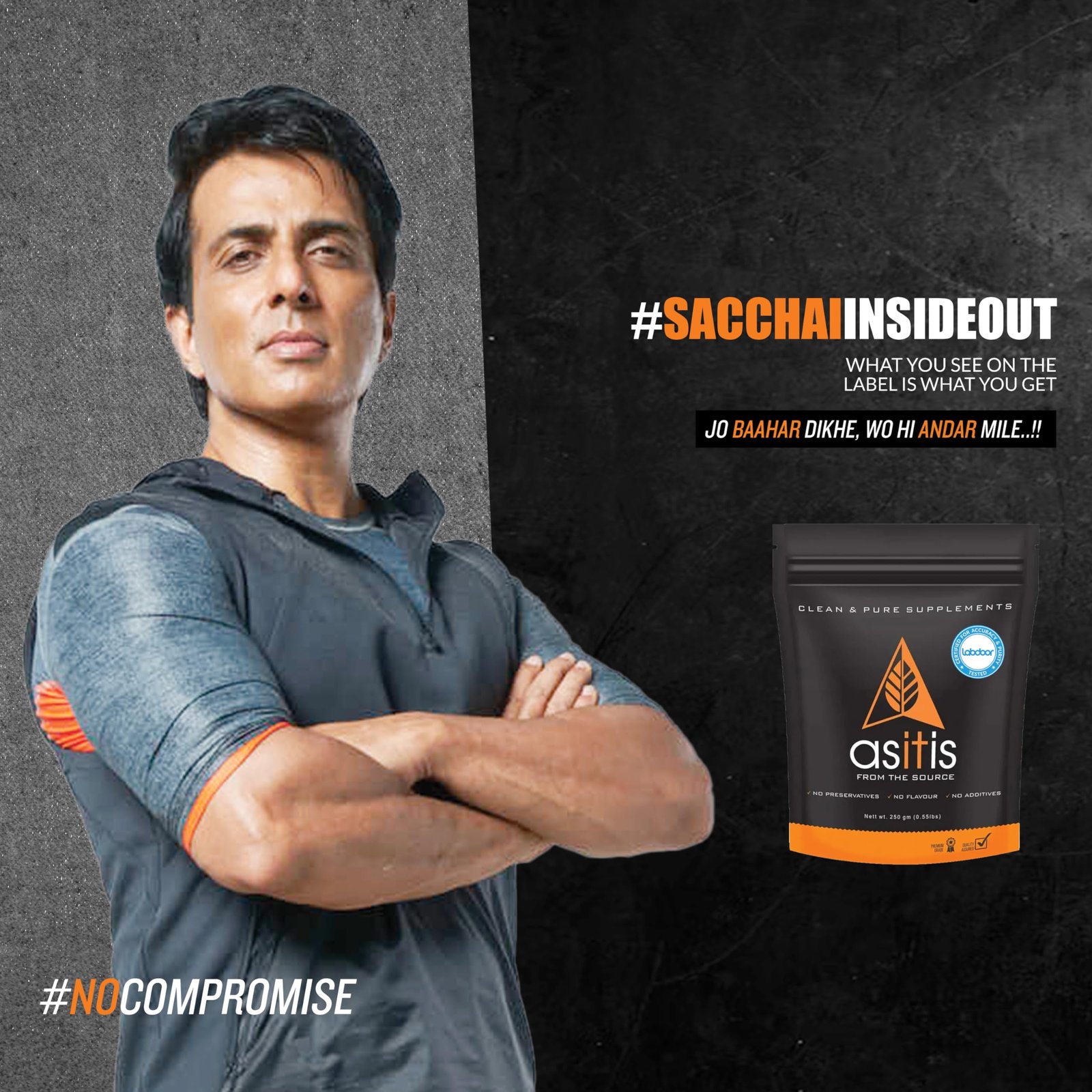 AS-IT-IS Nutrition 100% Creatine Monohydrate, Pure 2.5g Micronized Powder with Rapid Dissolution & Absorption, USA Labdoor Certified for Accuracy & Purity, Supports Performance & Recovery- Unflavored, Single Ingredient- 250g (100 servings) - Image 5