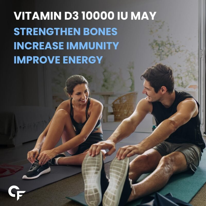 Carbamide Forte Vitamin d3 10000iu | Chewable Vitamin D Tablets | D3 Supplement for Bone & Immunity | Vitamin D3 Supplement for Women & Men | Orange Flavour - 60 Tablets - Image 6