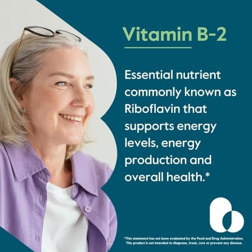 Vitamin B-2 (Riboflavin) 400mg (120 Vegetarian Capsules) - No Stearates - Vegan - Non GMO - Gluten Free - Image 4