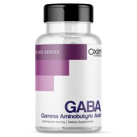 Oxin Nutrition GABA Gamma aminobutyric acid 500 mg Pure Series (30 Capsules)