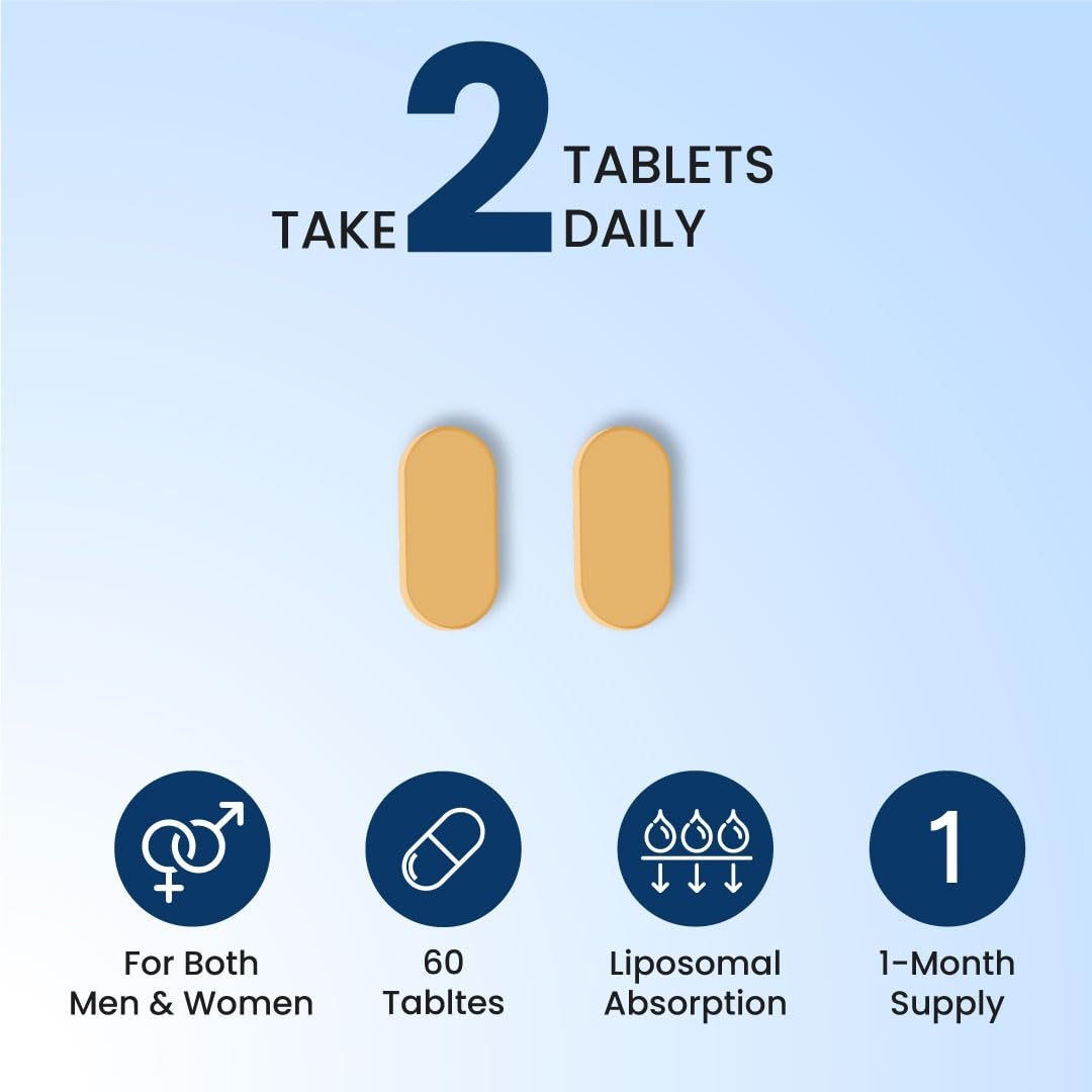 ZEROHARM Holistic Curcumin with 95% Curcuminoids & Piperine - Turmeric Supplement for Joint Pain, Inflammation Support, Antioxidant & Immunity Booster for Men, Women - Nano Formulated 60 Tablets - Image 4