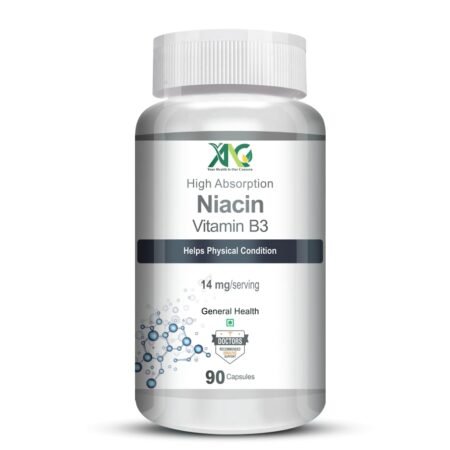 ANC Niacin Vitamin B3 for Vascularity & Increase Cellular Energy 90 Veg Capsules