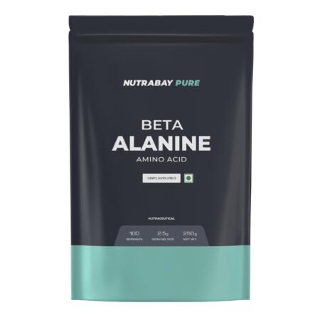 Nutrabay Pure 100% Beta Alanine - Unflavoured, 250g