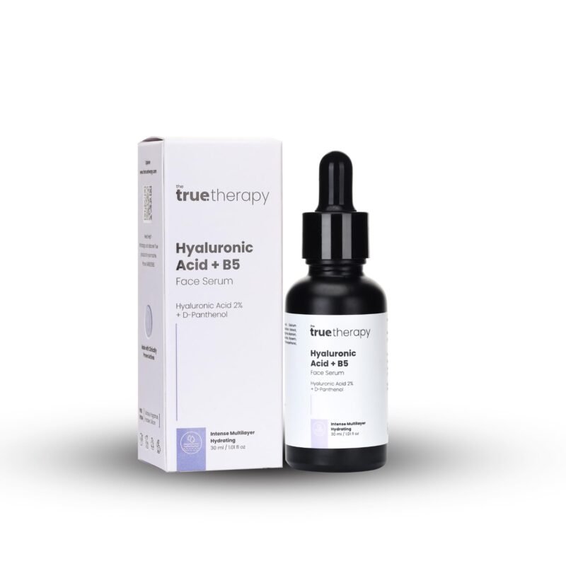 The True Therapy 2% Hyaluronic Acid Serum with Pro-Vitamin B5 - Intense Multi-layer Hydration - Probiotics Xylitol, Dewy Looking Skin, Moisturize, Plump Skin, Reduce Wrinkles, Anti-Aging Serum – 30 ml - Image 5