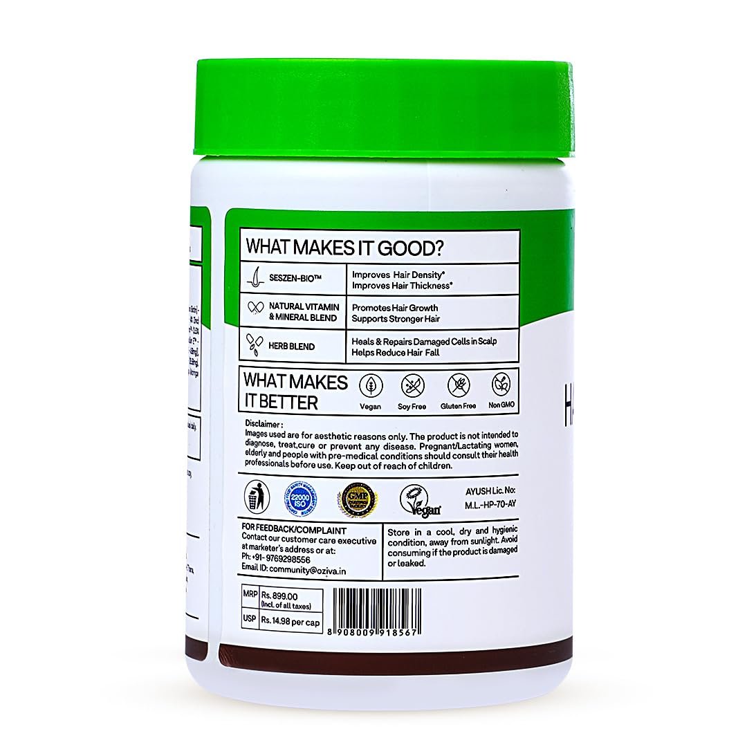 OZiva Plant Based Natural Vitamin E Capsules for Face & Hair with Sunflower oil, Aloe vera oil ,Argan oil, Vegan &Natural Vitamin E for Glowing Skin & Stronger Hair (Vitamin E, Pack of 1, 30 Capsules) - Image 2