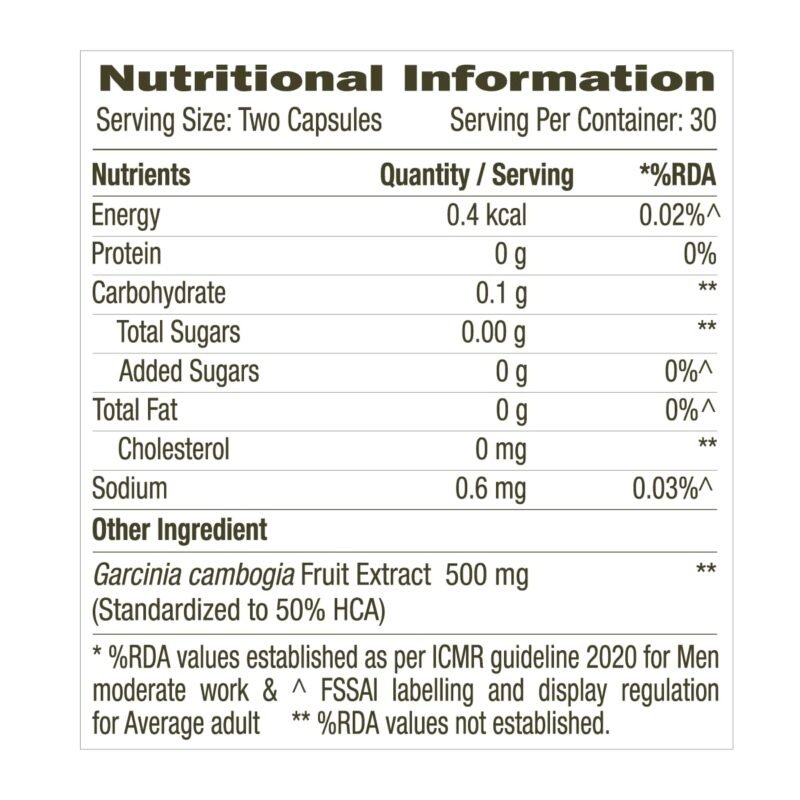 GNC Herbal Plus Garcinia Cambogia | 60 Capsules | Aids in Weight Loss | Controls Hunger Pangs | Helps Reduce Bad Fats | Improves Serotonin Level | Formulated in USA | 500mg Per Serving - Image 4