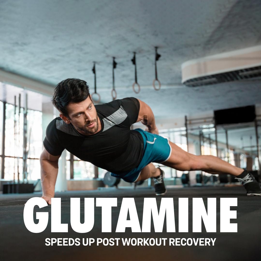 Sparkfusion L-Glutamine Powder 5000 mg (250 GM,50 Servings) For Speeds Up Post Workout Recovery Supplement | Enhanced Pumps,Digestive Health - Tested & Trusted, No Artificial Filler - Unflavored - Image 4