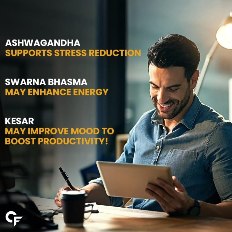Carbamide Forte Shilajit Gold Capsules For Men With Swarna Bhasma,Gokshura,Ashwagandha | Himalayan Shilajit For Men | Shilajeet Gold Original | Shilajeet Capsule | 60 Veg Shilajit Capsules - Image 5