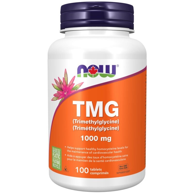 Now TMG (Trimethylglycine) 1000mg 100 tab