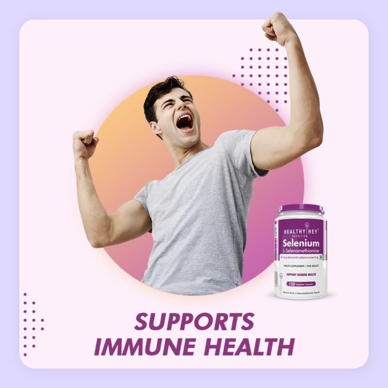 HealthyHey Nutrition Selenium 40mcg, 120 Capsules | Immune Support & Superior Absorption | Non-GMO - Image 4
