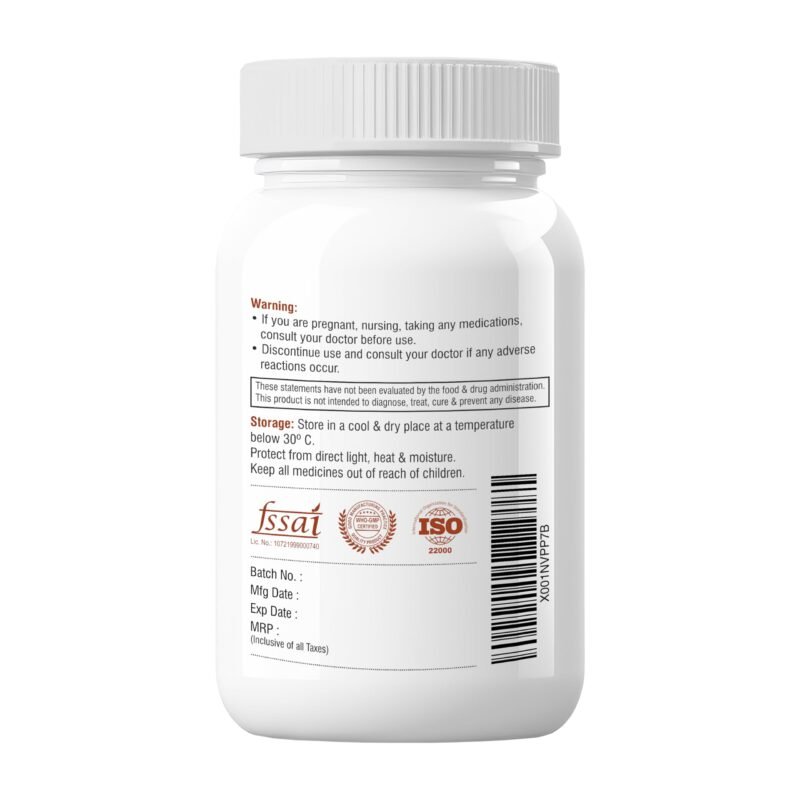 Biotrex Nutraceuticals L-Tyrosine 500mg - 60 Capsules - Image 8