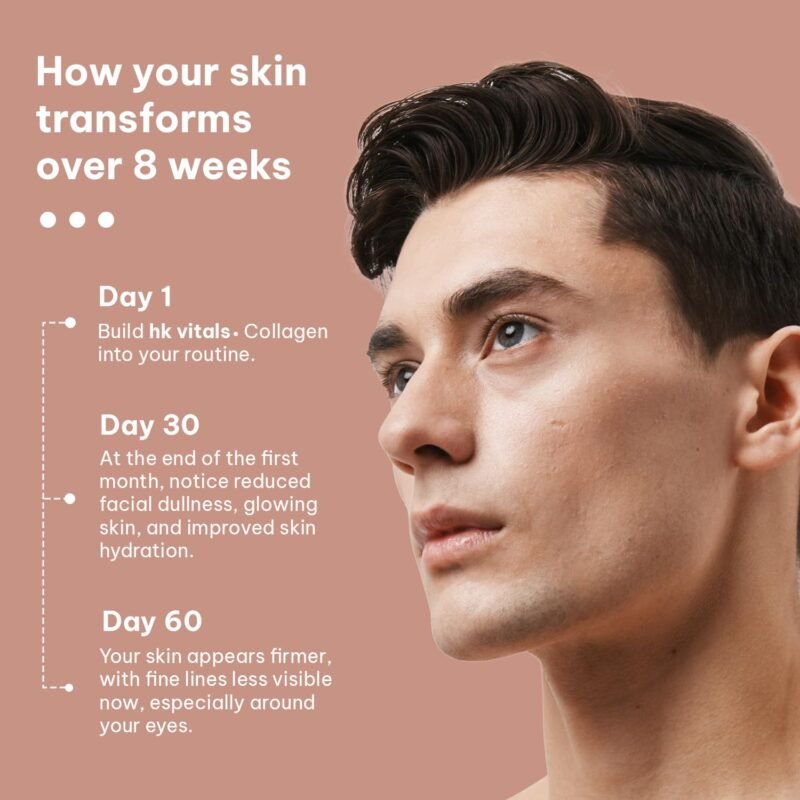 HealthKart hk vitals Skin Radiance Marine Collagen Supplement (Orange,200g)|Vitamin C,E,Sodium Hyaluronate|For Healthy Skin,Hair & Nails,powder,1 count,25 Servings - Image 3