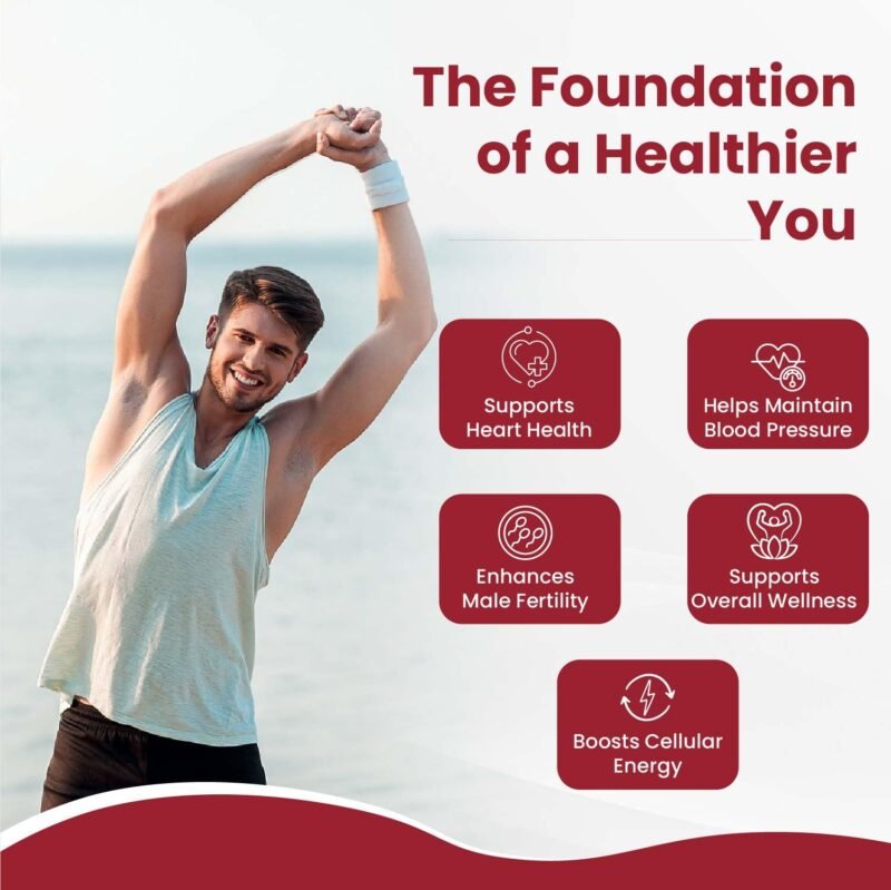 Vlado's Himalayan Organics CoQ10-200mg With BioPepper - 5mg, COENZYME Q-10 Supplement | High Absorption I Highest Strength CoQ10 In Single Capsule I For Men And Women - 60 Veg Capsules - Image 5