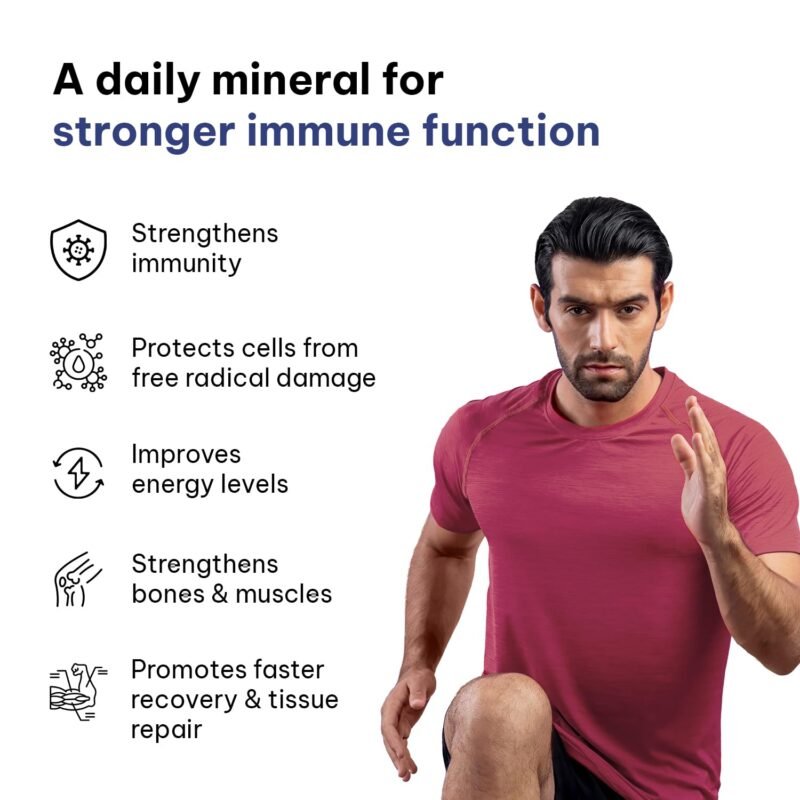 HealthKart hk vitals Zinc Supplements (60 Tablets) | With Vitamin C, Vitamin D3, Multivitamin and Multimineral | Immunity Boosters For Adults - Image 6