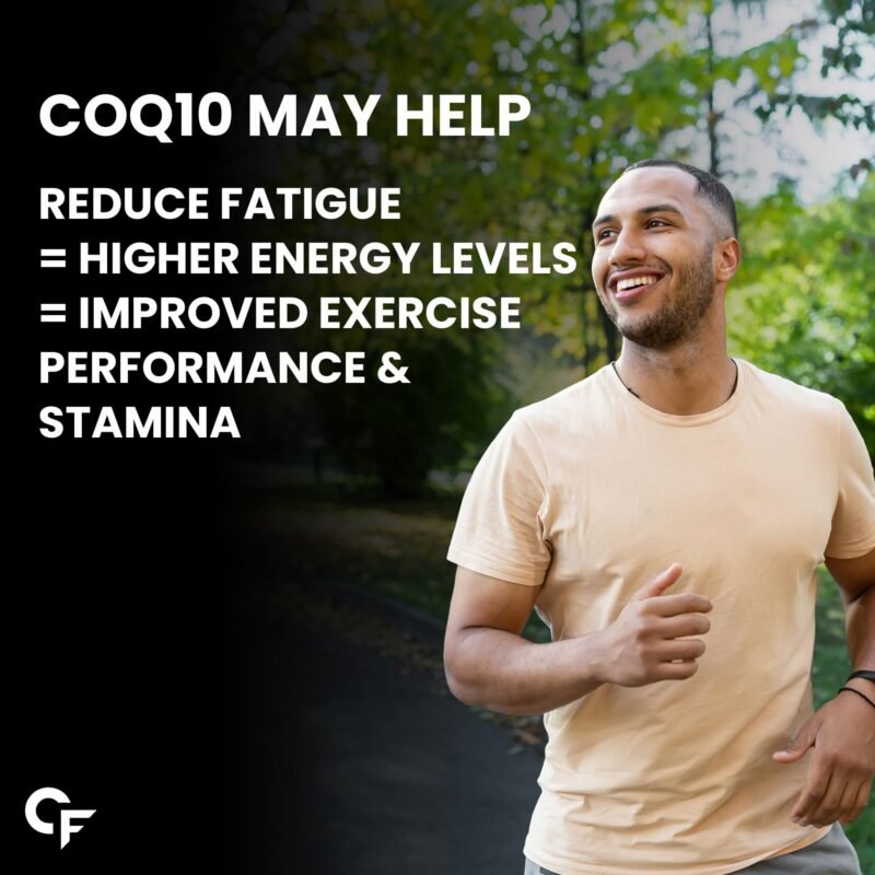 Carbamide Forte Coenzyme Q10 (Coq10 Supplement) 120Mg Supplement With Piperine 5Mg | Coq 10 120Mg Supports Heart Health & Cellular Energy 30 Capsules - Image 3