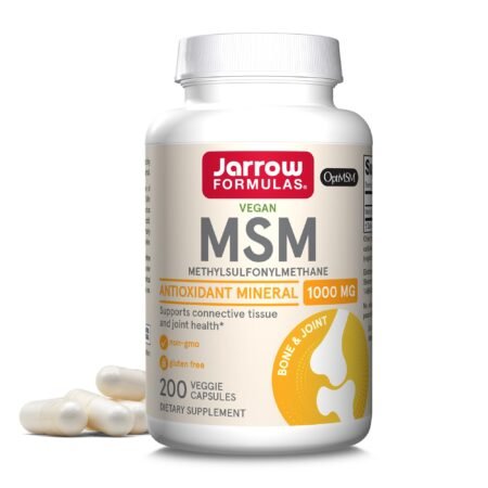 Jarrow Formulas, MSM, Methyl-Sulfonyl-Methane, 1000 mg, 200 Veggie Capsules