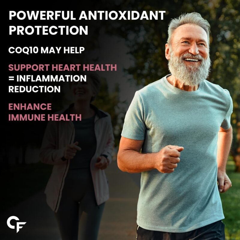 Carbamide Forte Coenzyme Q10 (CoQ10) 200mg with Piperine 5mg | Supports Heart Health and Vascular Health | 100% Vegetarian – 60 Capsules - Image 6