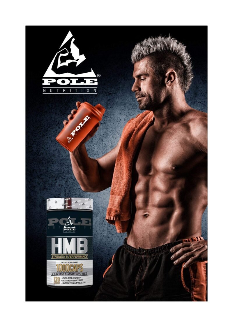 Pole Nutrition HMB Strength And Performance - Pure Beta-Hydroxy for Heart Health Support | 120 Capsules, Essential for Strength and Performance - Image 2