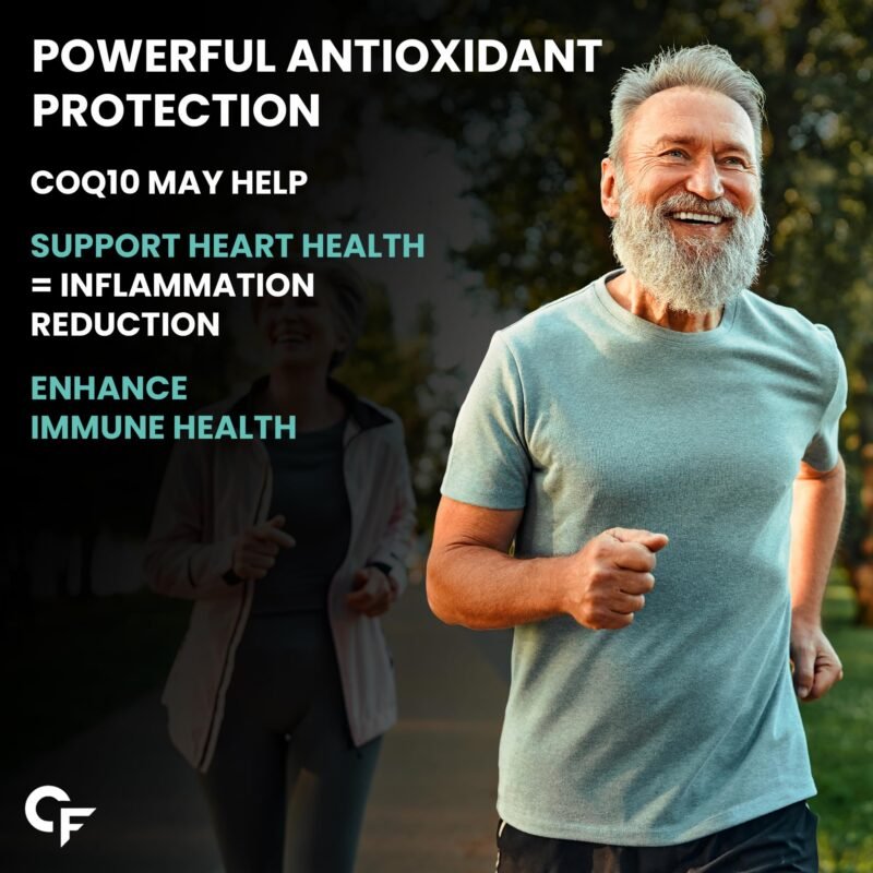 Carbamide Forte Coenzyme Q10 (Coq10 Supplement) 120Mg Supplement With Piperine 5Mg | Coq 10 120Mg Supports Heart Health & Cellular Energy 30 Capsules - Image 4